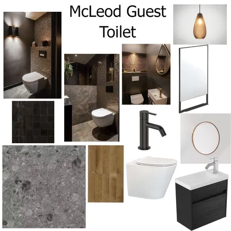 McLeod Guest Toilet Interior Design Mood Board by JJID Interiors on Style Sourcebook