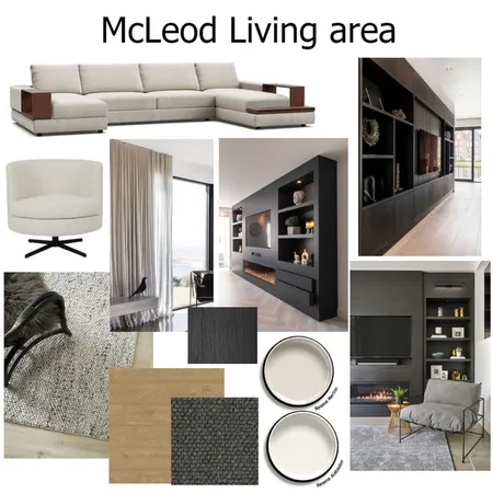 McLeod Living Area Interior Design Mood Board by JJID Interiors on Style Sourcebook