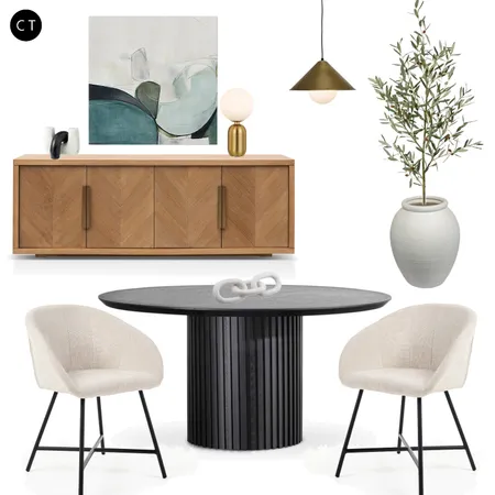 Contemporary Dining 07 Interior Design Mood Board by Carly Thorsen Interior Design on Style Sourcebook