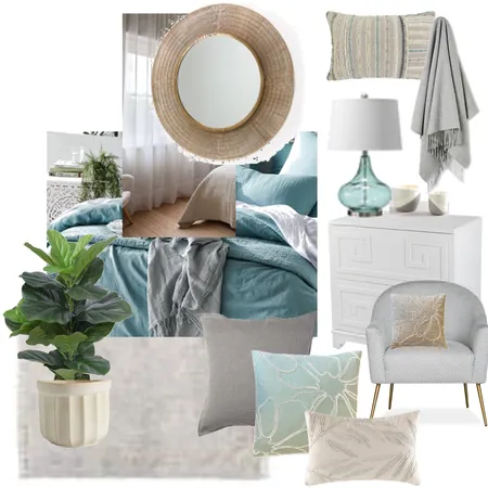 Nicholls Bedroom Mood board Interior Design Mood Board by The Ginger Stylist on Style Sourcebook