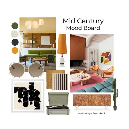 mood board mid century Interior Design Mood Board by Designsbycandice on Style Sourcebook