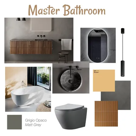 Master Bathroom Interior Design Mood Board by vasiliki_gr on Style Sourcebook