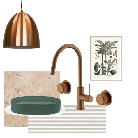 bronze green bathroom Interior Design Mood Board by ccarlyjade22 on Style Sourcebook