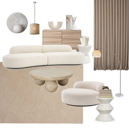 Ted Baker Romantic Magnolia Cream 162701 Interior Design Mood Board by Rug Culture on Style Sourcebook