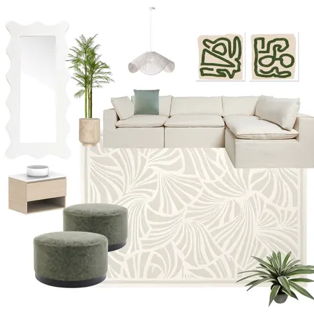 Florence Broadhurst Japanese Fans Ivory 039301 Interior Design Mood Board by Rug Culture on Style Sourcebook