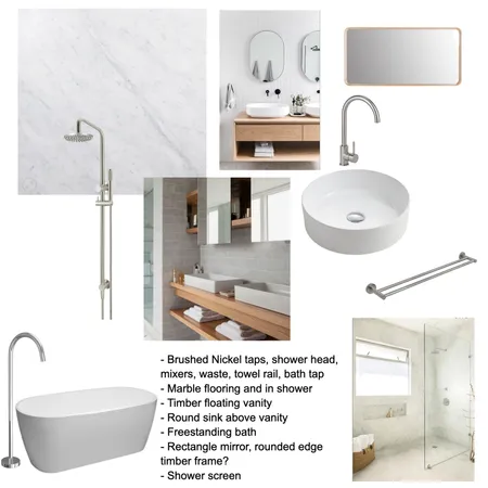 Bathroom idea 1 Interior Design Mood Board by Chantelborg1314 on Style Sourcebook