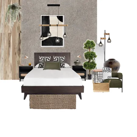 modern industrial bedroom Interior Design Mood Board by maditaylor on Style Sourcebook