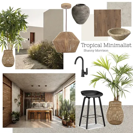 Tropical Minimalist Interior Design Mood Board by shannykatie on Style Sourcebook