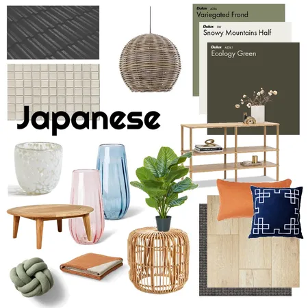 Japanese Interior Design Mood Board by spacarro on Style Sourcebook