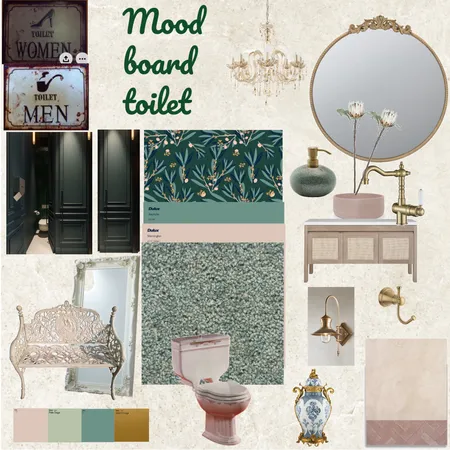Mood board Toilet Interior Design Mood Board by Jihan B on Style Sourcebook