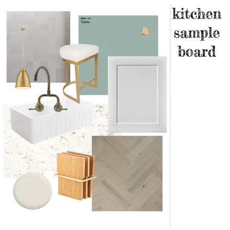 kitchen sample board Interior Design Mood Board by leahgrech on Style Sourcebook