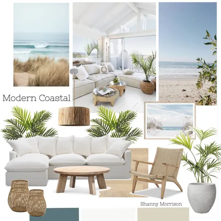 Modern Coastal Mood Board Interior Design Mood Board by shannykatie on Style Sourcebook