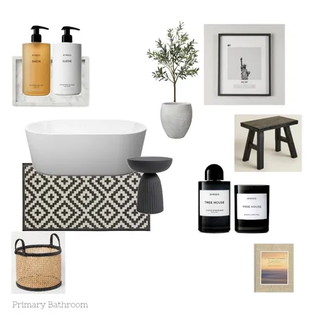 Primary Bathroom Interior Design Mood Board by Nompi on Style Sourcebook