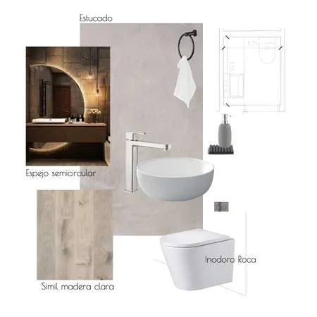 Toilette T76 Interior Design Mood Board by lulimata on Style Sourcebook