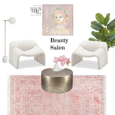 Beauty Salon Interior Design Mood Board by Haus & Hub Interiors on Style Sourcebook
