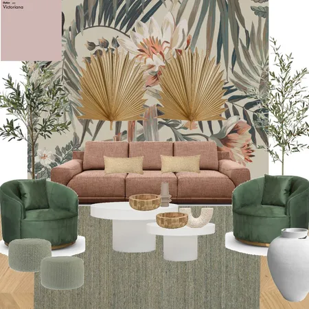 Chic and tropical Interior Design Mood Board by Maria Varvaridi on Style Sourcebook