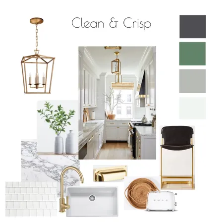 Tara Kitchen Clean & Crisp Interior Design Mood Board by alexnihmey on Style Sourcebook