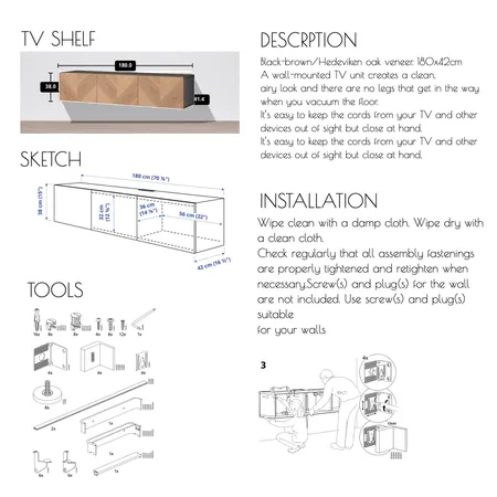 TV Shelf/Desk Interior Design Mood Board by aleaisla on Style Sourcebook