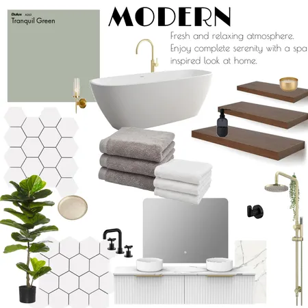 Bathroom Interior Design Mood Board by Natasha Mahfood-Diaz on Style Sourcebook