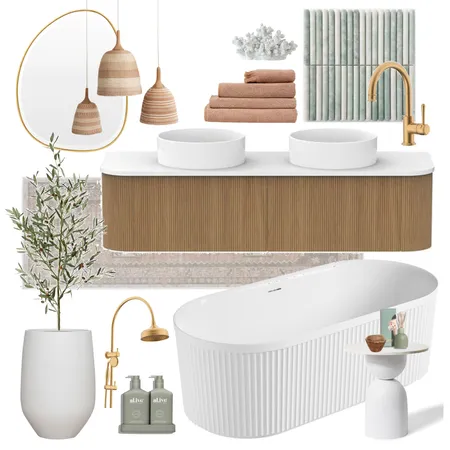 Bathroom Space 1 Interior Design Mood Board by Thediydecorator on Style Sourcebook