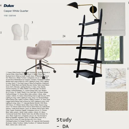 STUDY Interior Design Mood Board by DESIGNADDICTION on Style Sourcebook