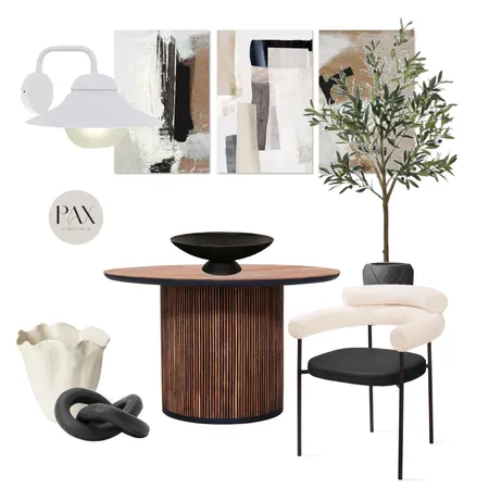 Abstract Dining Interior Design Mood Board by PAX Interior Design on Style Sourcebook