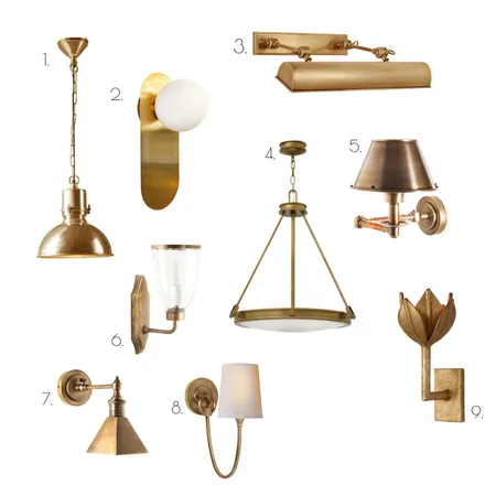 Lights Brass Interior Design Mood Board by Clare.p on Style Sourcebook