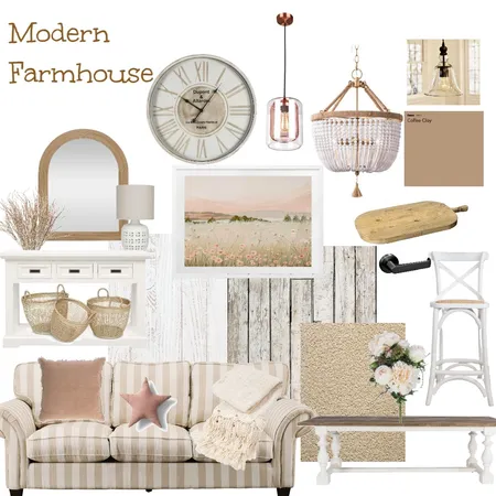 modern farmhouse Interior Design Mood Board by colleenjthomas on Style Sourcebook