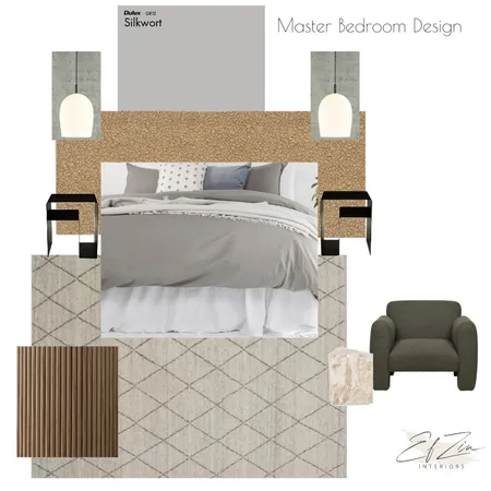 26 Maitland - Master Bedroom 2 Interior Design Mood Board by EF ZIN Interiors on Style Sourcebook