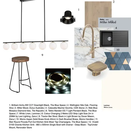 Kitchen 2 Interior Design Mood Board by Lighting Illusions Skygate on Style Sourcebook