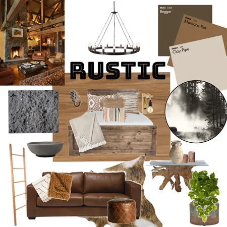 Rustic Mood Board Interior Design Mood Board by mreynolds on Style Sourcebook