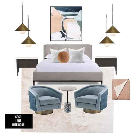 Subiaco Upper Bedroom Interior Design Mood Board by CocoLane Interiors on Style Sourcebook