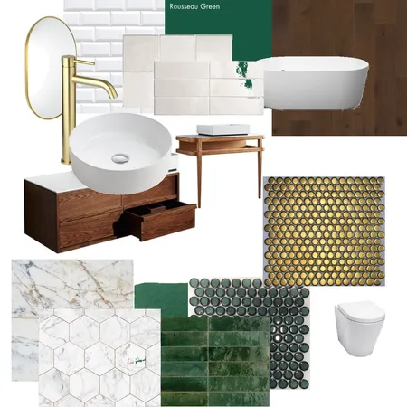Nowy Port Bathroom Interior Design Mood Board by Pawel on Style Sourcebook