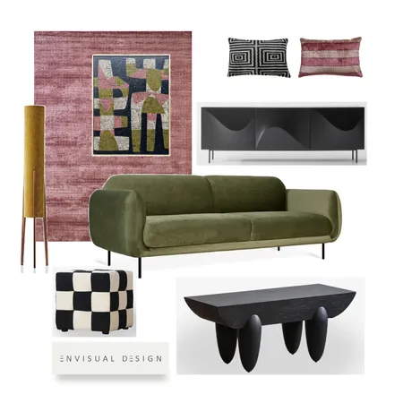 70's Interior Design Mood Board by E N V I S U A L      D E S I G N on Style Sourcebook