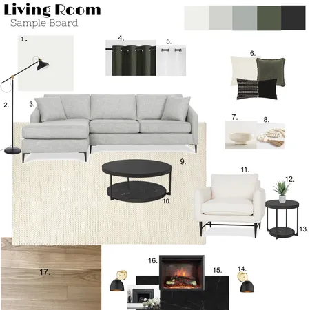 Mod 9 Living Room Interior Design Mood Board by Abeachell on Style Sourcebook