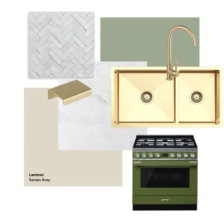 kitchen green white Interior Design Mood Board by HK1999 on Style Sourcebook