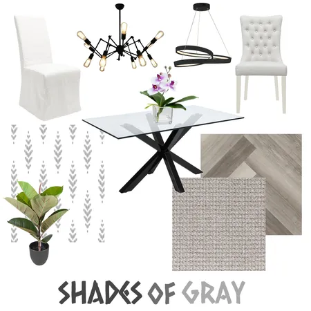 Dine in Shades of Gray Interior Design Mood Board by fiona_s on Style Sourcebook