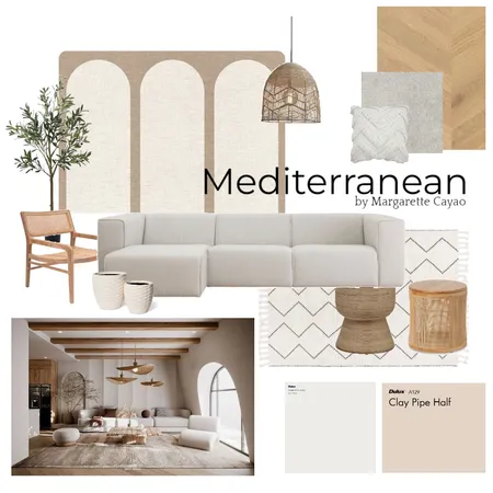 Mediterranean Mood Board Interior Design Mood Board by margscayao on Style Sourcebook