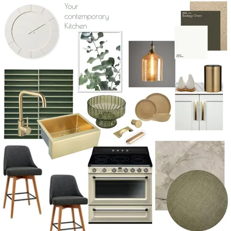 contemporary kitchen living Interior Design Mood Board by colleenjthomas on Style Sourcebook
