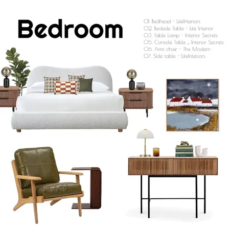 Bedroom Interior Design Mood Board by DoubleBun on Style Sourcebook
