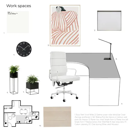 Work space Interior Design Mood Board by Ngribble on Style Sourcebook