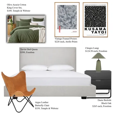 Master Bedroom Interior Design Mood Board by Holm & Wood. on Style Sourcebook