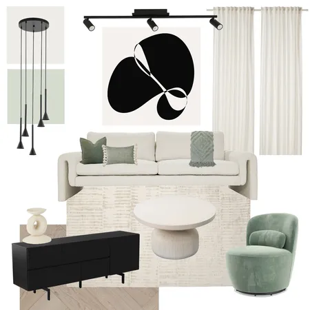 Living Room Interior Design Mood Board by Zoe Katy on Style Sourcebook