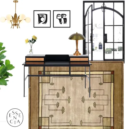 Art Nouveau Office Interior Design Mood Board by Essencia Interiors on Style Sourcebook