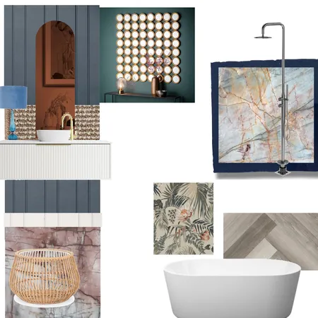 pastel tone bathroom Interior Design Mood Board by NabielR on Style Sourcebook