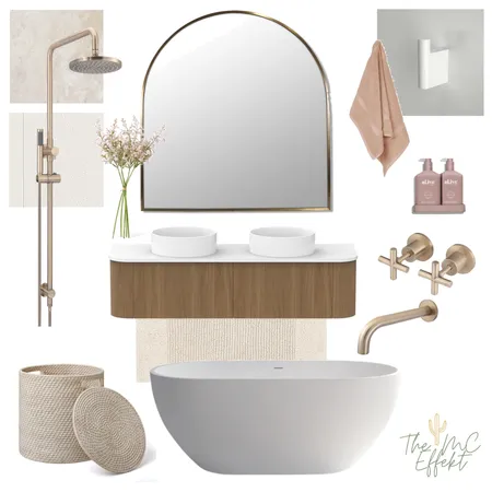 Neutral Bathroom Interior Design Mood Board by The MC Effekt on Style Sourcebook