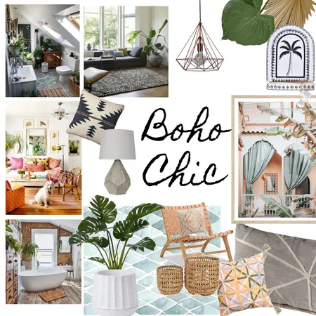 Boho Chic Interior Design Mood Board by jp81@me.com on Style Sourcebook