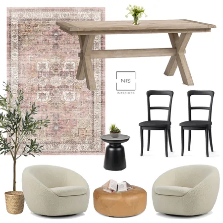 Haddon Hill - 3-Season room (dining + nook) -2 Interior Design Mood Board by Nis Interiors on Style Sourcebook