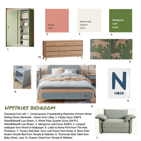 Bedroom 2 upstairs Interior Design Mood Board by Sarahsig on Style Sourcebook