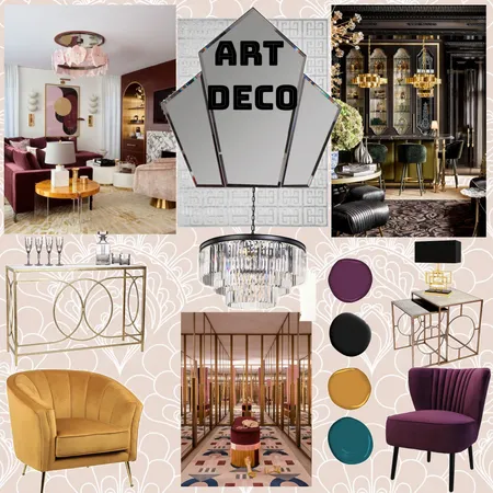 Art Deco mood board Interior Design Mood Board by jp81@me.com on Style Sourcebook